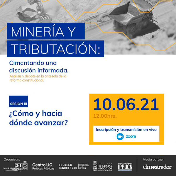 CM expone en ciclo de conferencias “Minería y tributación: Cimentando una discusión informada