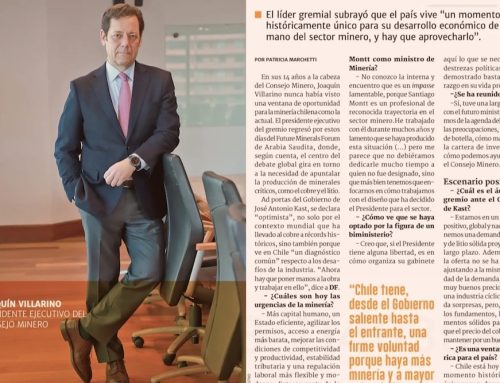 Entrevista en Diario Financiero: “Hay que dejar que Daniel Mas trabaje y ver si es capaz de desarrollar las funciones que se le han encomendado”
